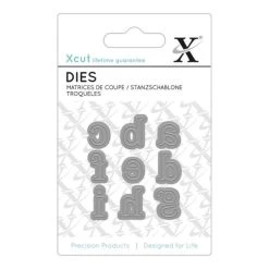 Vente flash ⭐ Docrafts Papermania Dies De Découpe Mini Dies (9pc) - Alphabet Sérif De A à I 💯