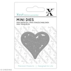 Offres 🔔 Docrafts Xcut Dies De Découpe Mini Matrice De Coupe Xcut - Coeur Blessed By Your Love - 4,7 X 4,7 Cm 😀