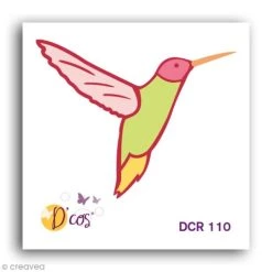 Budget ✔️ Draeger By Toga Dies De Découpe Die D'COS Colibri - 4,5 X 4 Cm ✔️