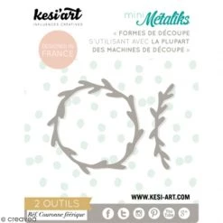 Le moins cher 🧨 Kesi'Art Dies Fleurs Et Nature Dies Métaliks Couronne Féerique Pour Machines De Découpe - 2 Pcs ⌛
