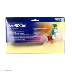 Acheter ✔️ Artemio Accessoires ScanNcut Feuilles Métallisées Dorées Pour Transfert Scanncut - 10 X 20 Cm - 4 Pcs 🧨