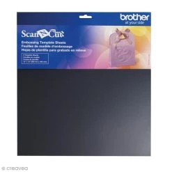 De gros 🥰 Brother Accessoires ScanNcut Feuilles De Modèles D'embossage - 30,5 X 30,5 Cm - 3 Pcs ✨