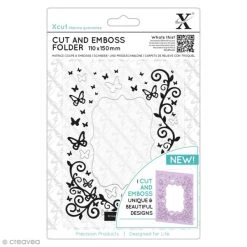 Meilleure vente 🔔 Docrafts Xcut Dies Divers Matrice De Coupe Et D'embossage - Cadre Papillon - 11 X 15 Cm - 1 Pce 😉