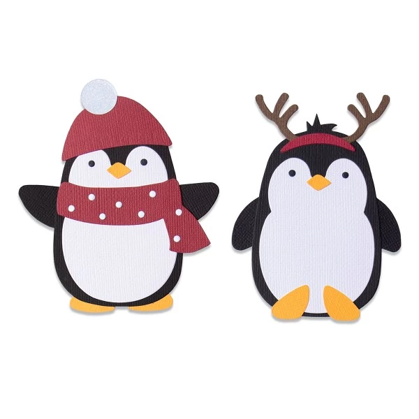 Meilleure vente 😉 Dies Noël Matrice Sizzix Bigz - Pingouin ✨ 4 Meilleure vente 😉 Dies Noël Matrice Sizzix Bigz - Pingouin ✨ – Image 2