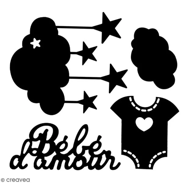 Les meilleures critiques de 😍 Dies Enfants Die Florilèges Design Les Combos - Bébé D'amour - 4 Pcs 🔥 4 Les meilleures critiques de 😍 Dies Enfants Die Florilèges Design Les Combos - Bébé D'amour - 4 Pcs 🔥 – Image 2