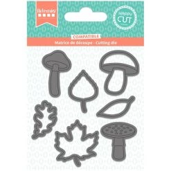 Tout neuf ❤️ Dies Fleurs Et Nature Dies De Coupe Artemio - Fall In Love - 7 Pcs ⭐