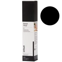Remise 🛒 Cricut Accessoires Cricut Maker Vinyle Adhésif Permanent Smart - Noir - 33 X 640 Cm - 1 Feuille 🎁