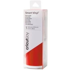 Vente flash 💯 Cricut Accessoires Cricut Joy Vinyle Smart Adhésif Amovible Mat - Rouge - 13,9 X 121,9 Cm 🌟
