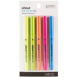 Acheter 💯 Feutres Infusible Ink Cricut Maker - Néons - 1 Mm - 5 Pcs 🔥