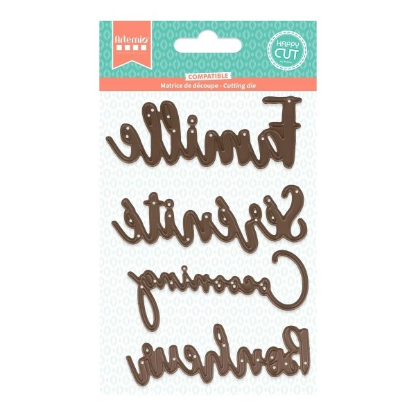 Meilleure affaire 🎉 Dies Fleurs Et Nature Matrice De Coupe Artemio - Mots - 9,2 Cm - 4 Pcs 🔥 3 Meilleure affaire 🎉 Dies Fleurs Et Nature Matrice De Coupe Artemio - Mots - 9,2 Cm - 4 Pcs 🔥