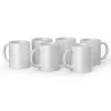 Offres 🔥 Accessoires Cricut Maker Mugs Cricut En Céramique à Personnaliser - Blanc - 8,2 X 9,6 Cm - 6 Pcs 🧨