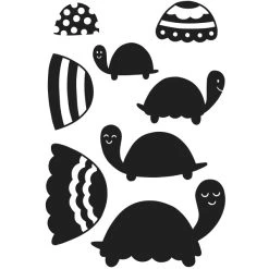 Promo 😉 Artemio Dies Animaux Dies De Coupe - Collection Mes Jolies Comptines - Tortues - 4 à 8 Cm 😀 -Machines et accessoires mercerie Soldes unnamed file 687