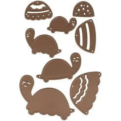 Promo 😉 Artemio Dies Animaux Dies De Coupe - Collection Mes Jolies Comptines - Tortues - 4 à 8 Cm 😀 -Machines et accessoires mercerie Soldes unnamed file 688