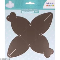 Tout neuf ⭐ Dies Boîte Die Artemio Gabarit Boîte Cadeau - Base 6 X 6 Cm - 1 Matrice De Découpe 🌟