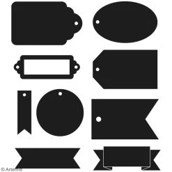 De gros 🤩 Dies Tag Dies Artemio Étiquettes - 4,6 à 7,3 Cm - 9 Pcs 🥰 -Machines et accessoires mercerie Soldes unnamed file 765