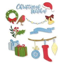 Nouveau 🛒 Dies Noël Matrice Sizzix Thinlits - Décorations De Noël - 20 Pcs 🛒 -Machines et accessoires mercerie Soldes unnamed file 794