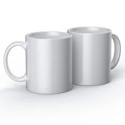 Meilleure vente 🧨 Accessoires Cricut Maker Mugs Cricut En Céramique à Personnaliser - Blanc - 8,2 X 9,6 Cm - 2 Pcs 🔥