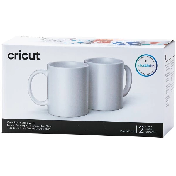Meilleure vente 🧨 Accessoires Cricut Maker Mugs Cricut En Céramique à Personnaliser - Blanc - 8,2 X 9,6 Cm - 2 Pcs 🔥 8 Meilleure vente 🧨 Accessoires Cricut Maker Mugs Cricut En Céramique à Personnaliser - Blanc - 8,2 X 9,6 Cm - 2 Pcs 🔥 – Image 6