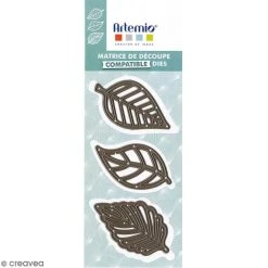 Meilleure vente 🛒 Dies Fleurs Et Nature Dies Artemio Feuilles à Nervures - 3 Matrices De Découpe 🤩 -Machines et accessoires mercerie Soldes unnamed file 812