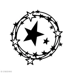 Nouveau 👍 Dies Divers Dies Florilèges Design - Ronde D'étoiles - 3 Pcs ⌛