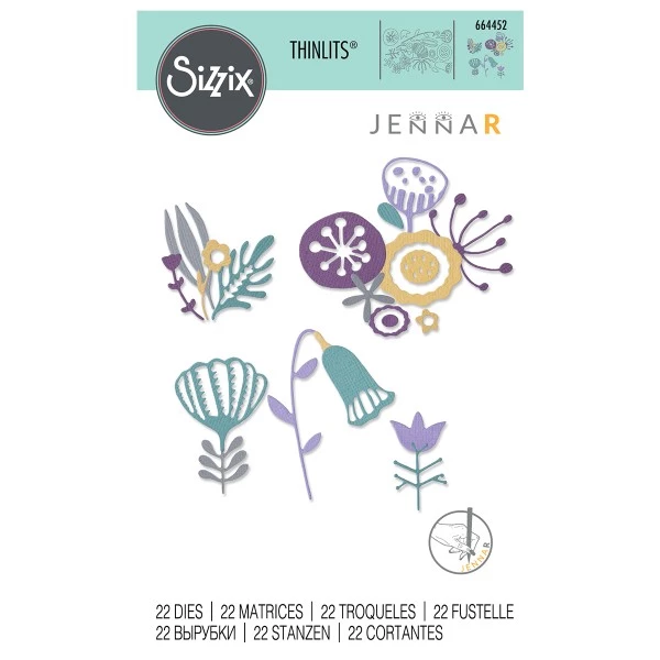 Acheter 😀 Dies Fleurs Et Nature Matrice Sizzix Thinlits - Fleurs Folks - 22 Pcs ⭐ 3 Acheter 😀 Dies Fleurs Et Nature Matrice Sizzix Thinlits - Fleurs Folks - 22 Pcs ⭐