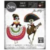 Offres ✨ Dies 🦇 Halloween Matrice Sizzix Thinlits - Squelettes Mexicains - 21 Pcs 🎁