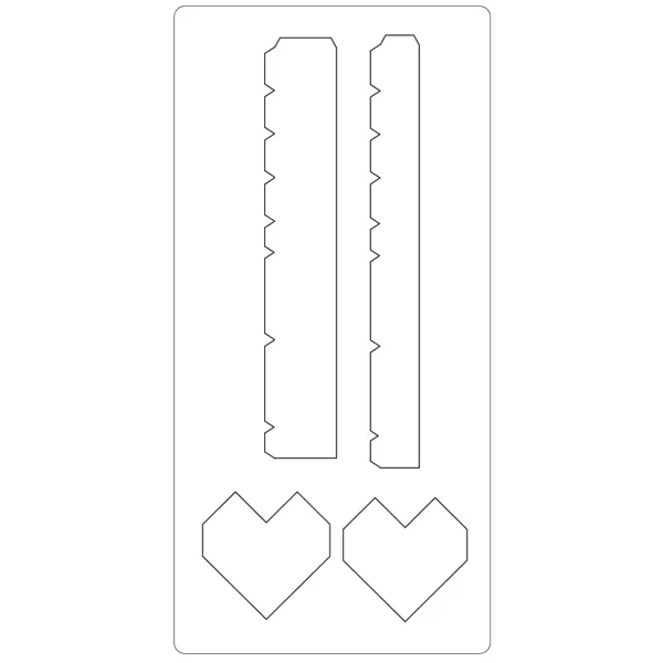 Tout neuf 💯 Creativ Company Dies Boîte Gabarit De Coupe Boîte Coeur - 4 éléments 🌟 4 Tout neuf 💯 Creativ Company Dies Boîte Gabarit De Coupe Boîte Coeur - 4 éléments 🌟 – Image 2