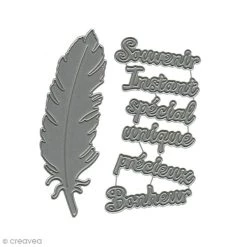 Offres 🤩 Dies Alphabet Et Textes Die Florilèges Design - Les Combos - A La Plume - 7 Pcs ✔️