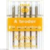 Offres 🛒 Klassé Aiguilles Machine - Acier - Spécial Broderie Et Fil Métallisé - Taille 80 - 5 Pcs 🔥 -Machines et accessoires mercerie Soldes unnamed file 930