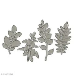 Les meilleures critiques de 🔔 Dies Fleurs Et Nature Die Florilèges Design - Les Quatros - Quatre Feuillages - 4 Pcs ⭐