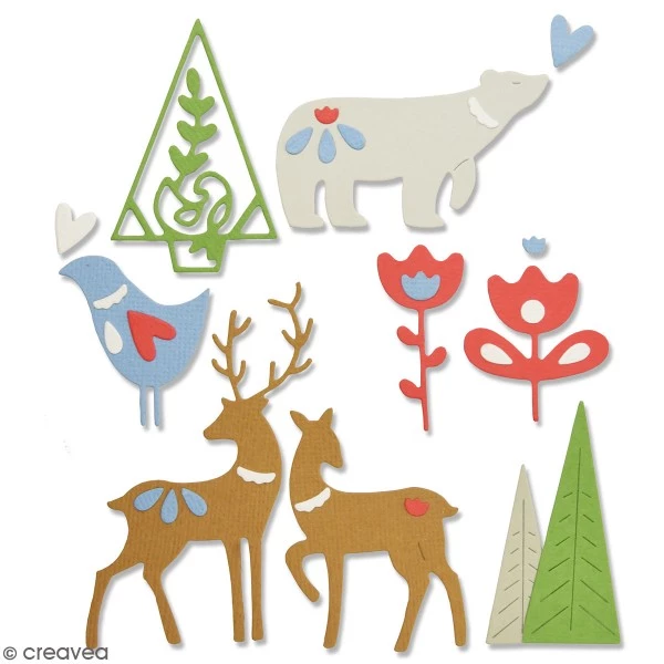 Grosses soldes 🧨 Dies Noël Matrice Sizzix Thinlits - Noël - 10 Pcs 🥰 3 Grosses soldes 🧨 Dies Noël Matrice Sizzix Thinlits - Noël - 10 Pcs 🥰