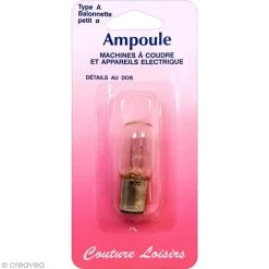Tout neuf 🎁 Couture Loisirs Accessoires Machine à Coudre Ampoule Machine à Coudre - Baïonnette Courte Type A - 15W 240V 😀