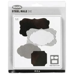 Tout neuf 🌟 Creativ Company Dies Tag Gabarit De Coupe Etiquettes - 3 éléments 🎁