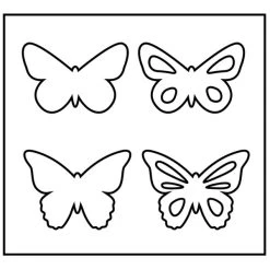 Meilleure affaire 🛒 Creativ Company Dies Animaux Gabarit De Coupe Papillons - 4 éléments 🥰 -Machines et accessoires mercerie Soldes unnamed file 983