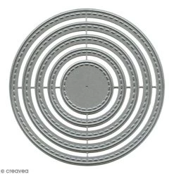 Nouveau 🌟 Dies Géométriques Die Florilèges Design - Cercles Basiques - 5 Pcs ❤️