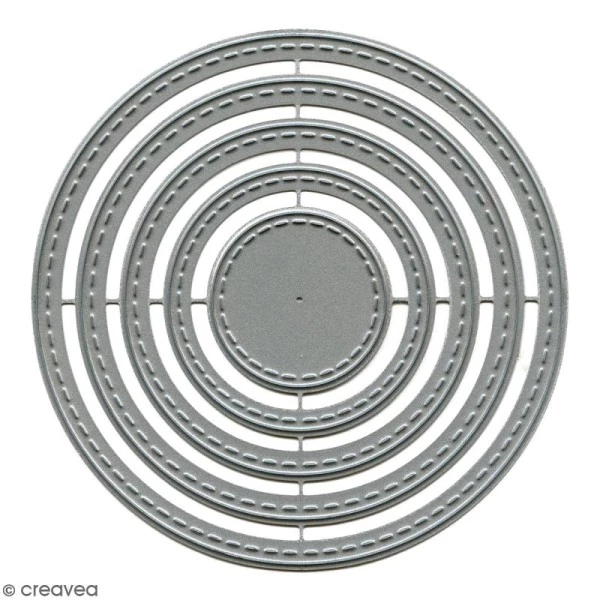 Nouveau 🌟 Dies Géométriques Die Florilèges Design - Cercles Basiques - 5 Pcs ❤️ 3 Nouveau 🌟 Dies Géométriques Die Florilèges Design - Cercles Basiques - 5 Pcs ❤️