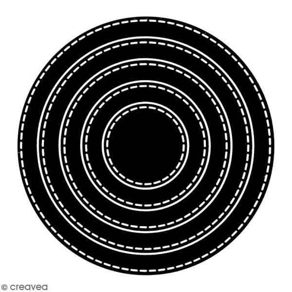 Nouveau 🌟 Dies Géométriques Die Florilèges Design - Cercles Basiques - 5 Pcs ❤️ 4 Nouveau 🌟 Dies Géométriques Die Florilèges Design - Cercles Basiques - 5 Pcs ❤️ – Image 2