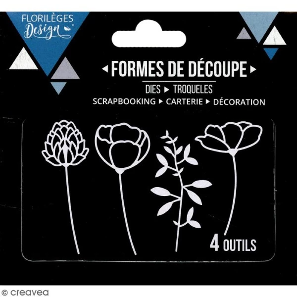 Remise 🤩 Dies Fleurs Et Nature Dies Florilèges Design - Eclosion De Fleurs - 4 Pcs 🥰 5 Remise 🤩 Dies Fleurs Et Nature Dies Florilèges Design - Eclosion De Fleurs - 4 Pcs 🥰 – Image 3
